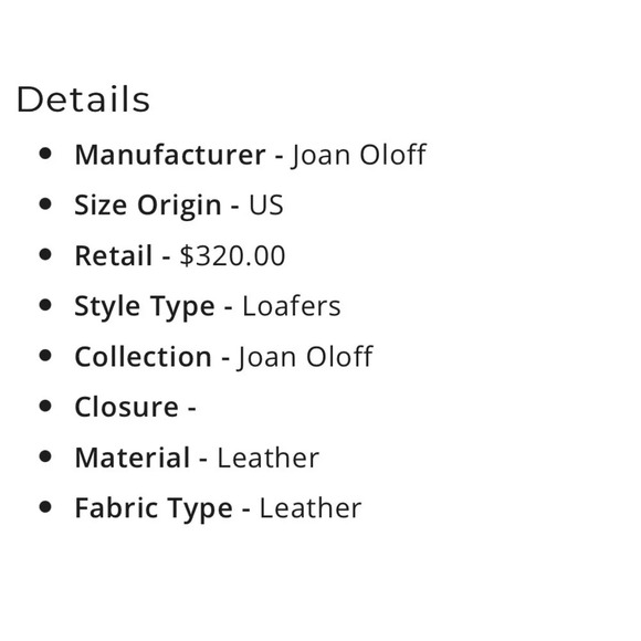 NWOT JOAN OLOFF Lala Woven Leather Huarache Loafers size 7M - Picture 5 of 12